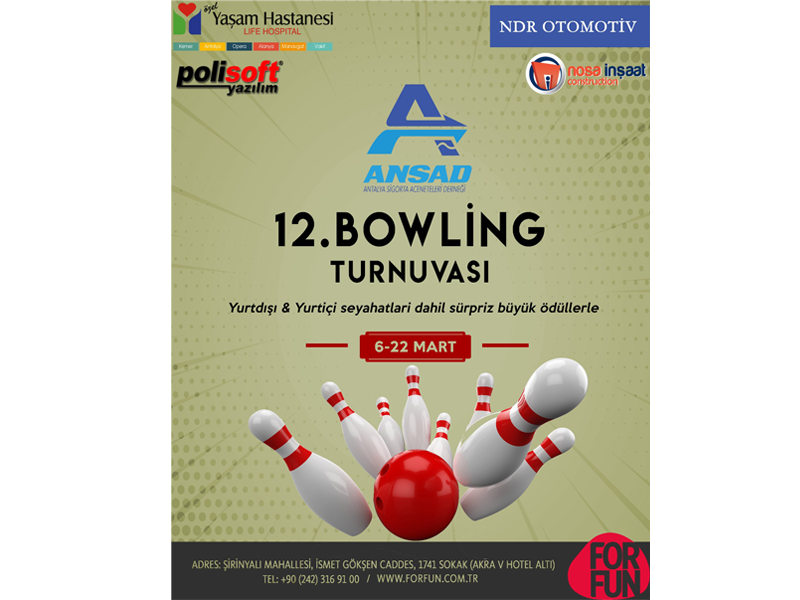 ANSAD Geleneksel 13. Bowling Turnuvası